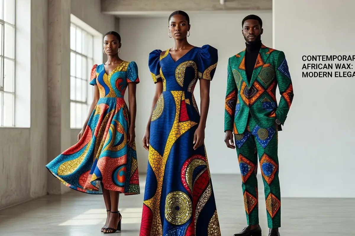 Collection contemporaine Fatou D. Studio — robes et tenues en wax africain élégant