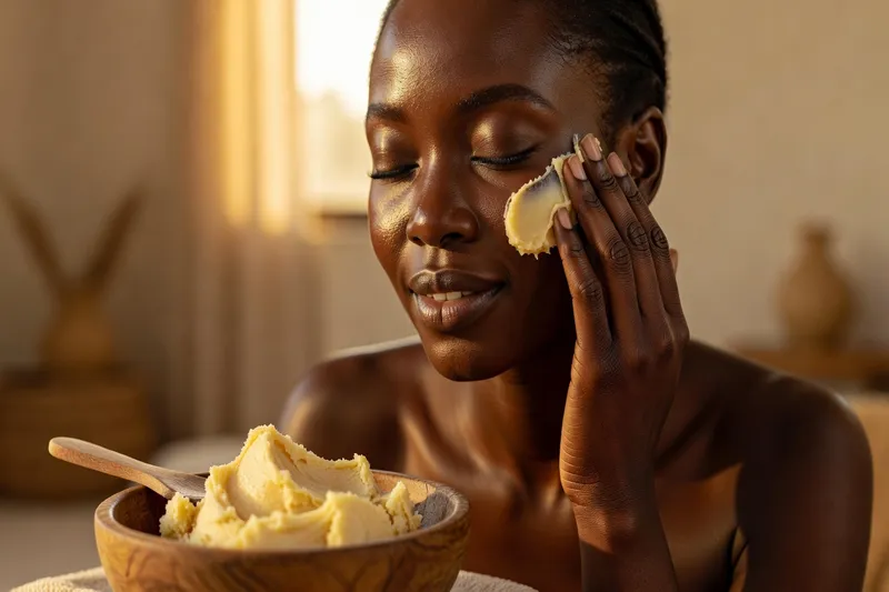 Beurre de karité artisanal et huiles naturelles africaines pour soins de la peau
