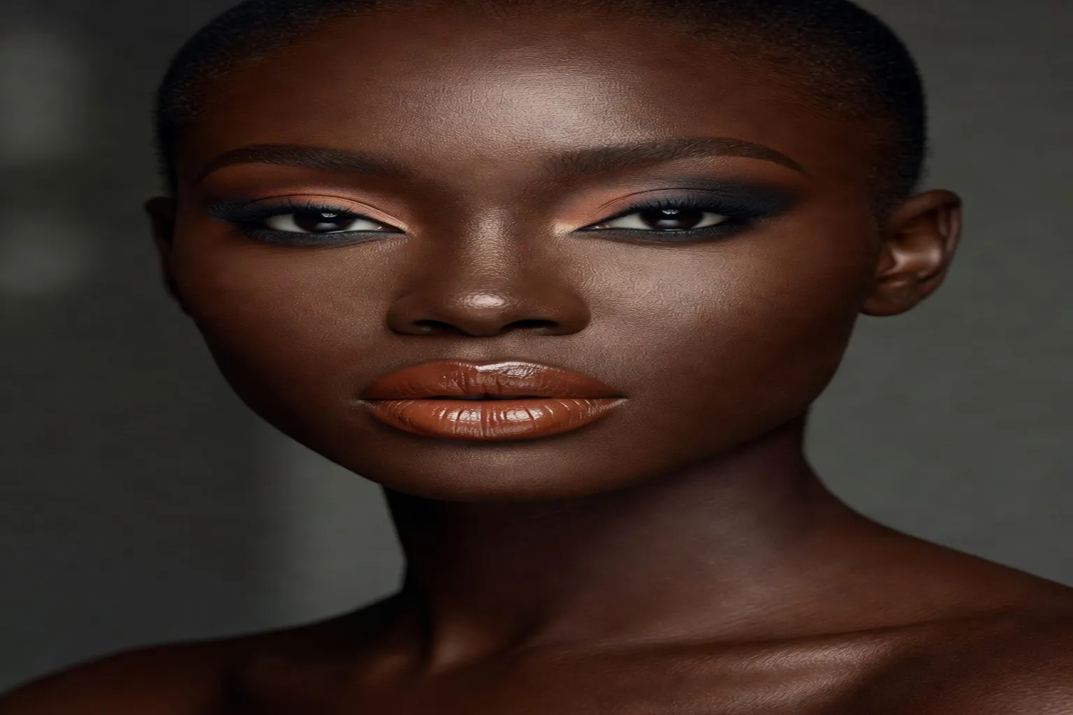 Maquillage élégant sur une peau noire — guide beauté 2026